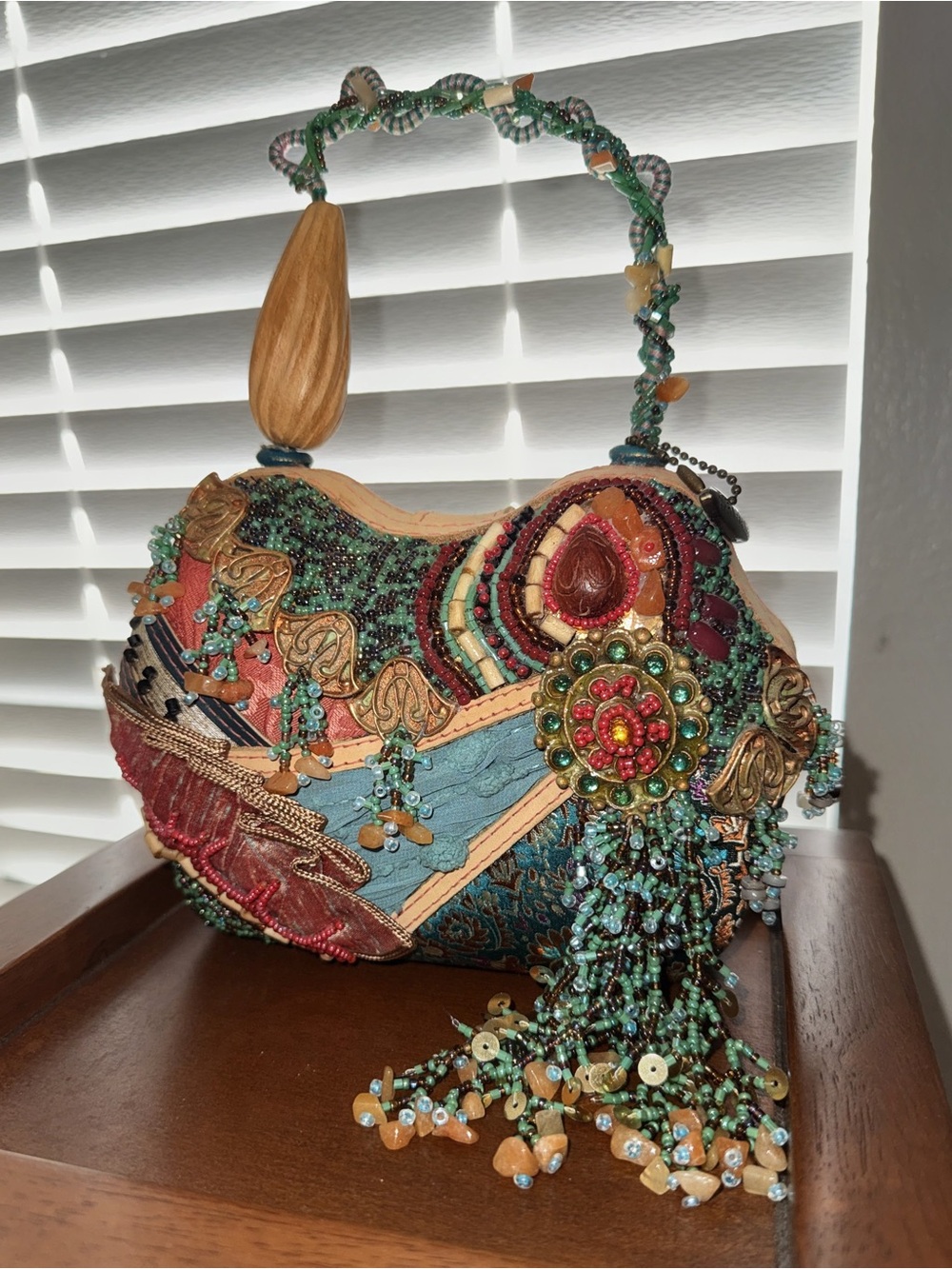 Mary Frances Intricate Beaded Clutch - Picture 3 of 9